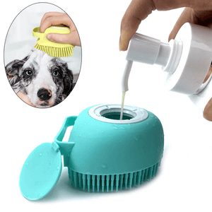Escova de Banho Massageadora para Cães e Gatos